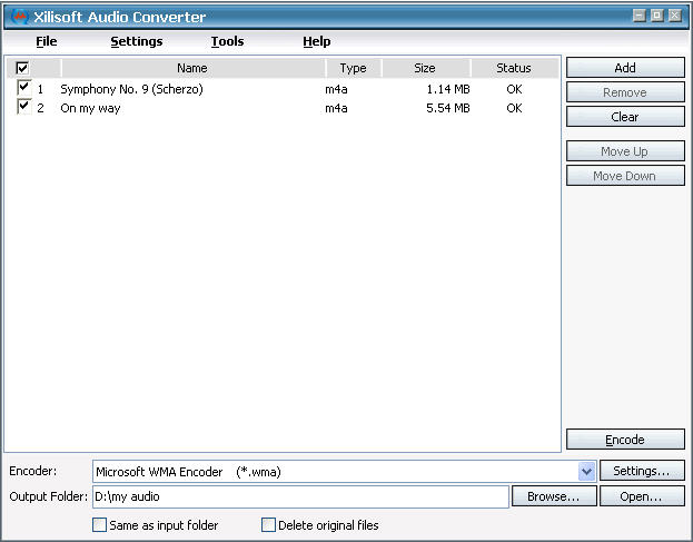 Convert M4A to MP3