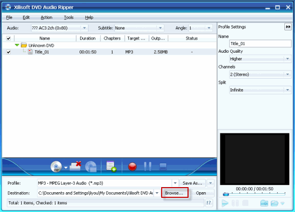 extract audio from DVD, DVD audio ripping software