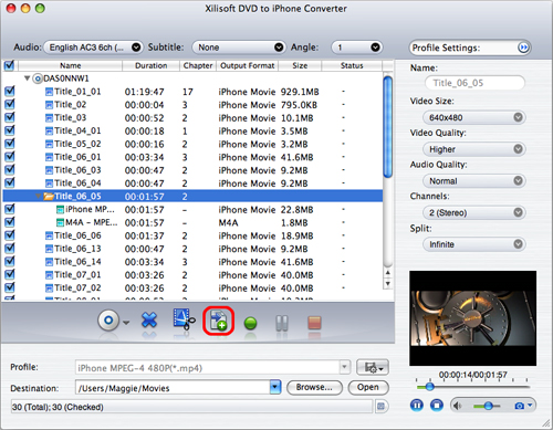 Xilisoft DVD to iPhone Converter for Mac