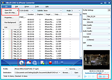 Xilisoft DVD to iPhone Converter