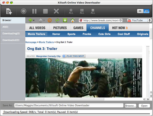 Xilisoft Online Video Downloader for Mac