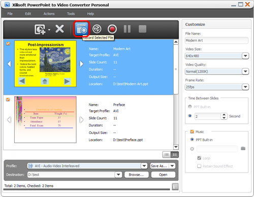 Xilisoft PowerPoint to Video Converter