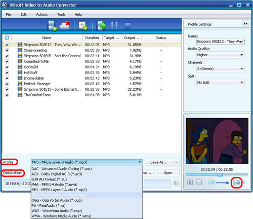 Xilisoft Video to Audio Converter