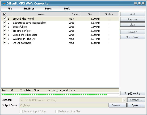 maleta Traición lámpara Xilisoft MP3 WAV Converter - Convert WAV to MP3, MP3 to WAV converter