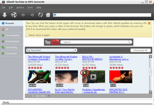 Directly download YouTube to MP3